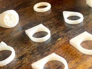 3Dプリンターでゴム型用の原型をつくるハイブリット造形