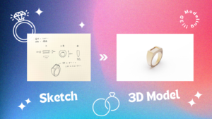 スケッチや画像をアップするだけでジュエリーの3Dモデルを作成するサービス”Jewerly 3D Modeler”をリリースしました