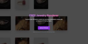 無料でジュエリーのレンダリング画像が書き出せるウェブアプリ FREE JEWELRY RENDERING を公開しました