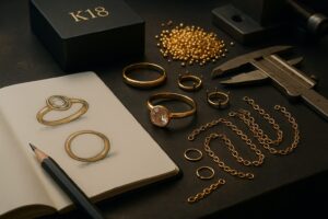 K18オリジナルジュエリーOEM完全ガイド：デザイン、製造、コスト、選び方のすべて